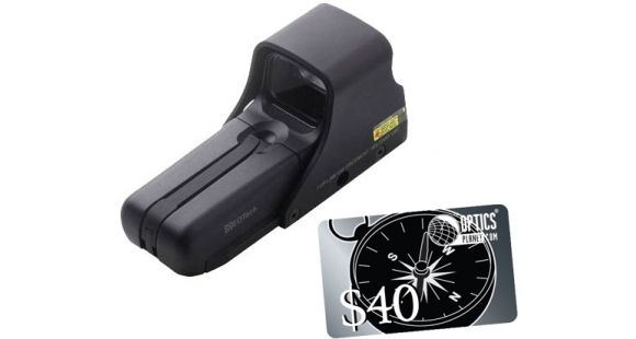 Image of EOTech 550 A65 Holographic Sight w/ A65/1 reticle, AA battery, Night Vision Compatible with FREE 40 OpticsPlanet.com Gift Certificate