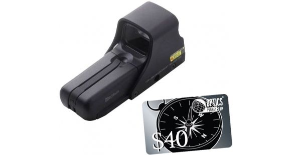 Image of EOTech 550 Holographic Sight, AA Battery w/ BDC Reticle for .308 Caliber, Nightvision Compatible with FREE 40 OpticsPlanet.com Gift Certificate