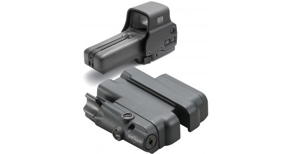Image of EOTech Holographic Weapon Sight, Black, Night Vision Compatible 558.A65 w/ Laser Battery Cap LBC