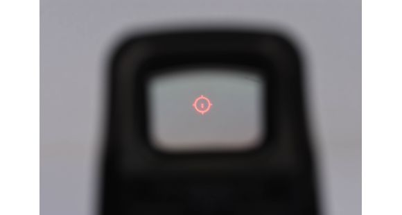 Image of EOTech Transverse Red Dot Sight, 68 MOA Ring w/ two 1 MOA Dot, w/ EOTech Brown Hat, Sticker, Lens Cloth, Black, XPS3-2-KIT1