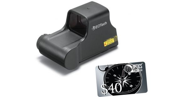 Image of EOTech Transverse Rimfire Red Dot Sight XPS2-RF, Black with FREE 40 OpticsPlanet.com Gift Certificate