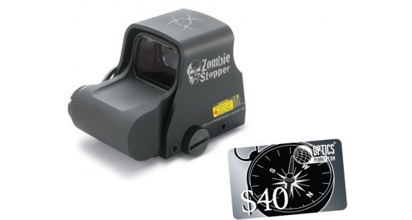 Image of Eotech Zombie Stopper Red Dot Holographic Sight w/ Biohazard Reticle Z-EE with FREE 40 OpticsPlanet.com Gift Certificate