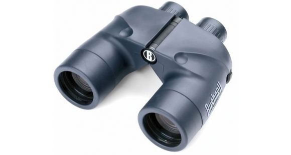 Image of Factory DEMO, Bushnell Marine Porro Prism Rangefinder Binoculars, 7x50mm, BAK-4, Black, 137500