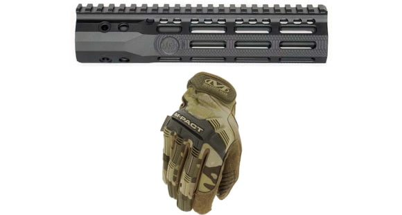 Image of Free Mechanix Wear M-Pact Tactical Gloves - Mens, Multicam, Medium w/Purchase of Troy Industries SOCC Gen 2 Free Float M-LOK Handguard AR-15 Aluminum Battle Rail, Black, 9.25in