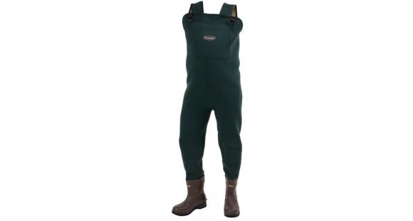 Image of Frogg Toggs Amphib Neoprene Boot Foot Cleated Wader, Dark Green, 10 2713243-10