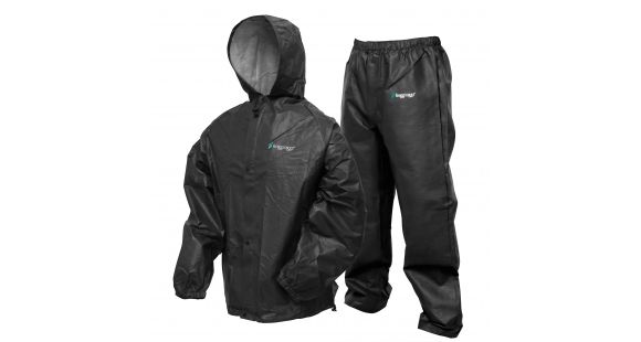 Image of Frogg Toggs Pro Lite Rainsuit, Blk, M/l, PL12140-01M/L