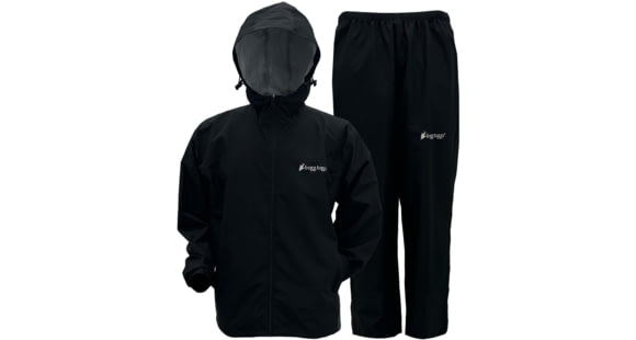 Image of Frogg Toggs Vapor Rain Suit - Men's, Black, Medium/Large, 1VP111000MDLG