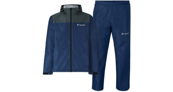 Image of Frogg Toggs Vapor Rain Suit - Men's, Blue/Gray, Medium/Large, 1VP111618MDLG