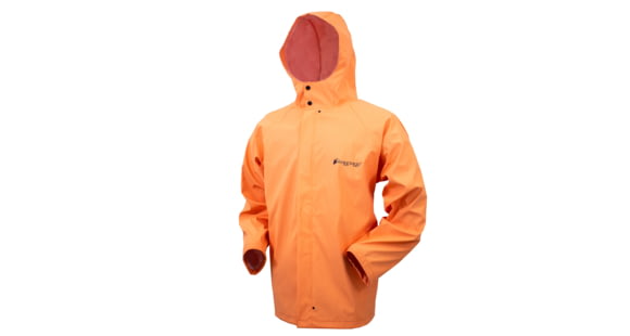 Image of Frogg Toggs Men's WayPoint Angler Jacket, Orange, Size 2X, 1WA611-300-2X