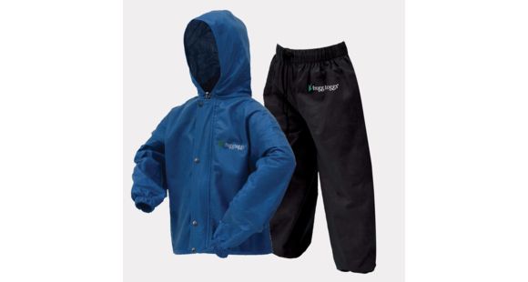 Image of Frogg Toggs Polly Woggs Kid Suit, Blueberry, SM PW6032-112SM