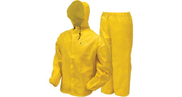 Image of Frogg Toggs Youth Ultra-Lite2 Rain Suit, Bright Yellow, Medium, UL12304-08MD