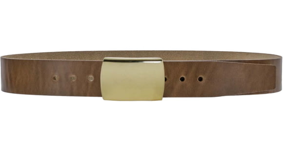 Image of Galco 1 1/2in Classic Flat Back Buckle &amp; Pants Belt, Coffee, 34in - 36in, PB18CO-MED-CB