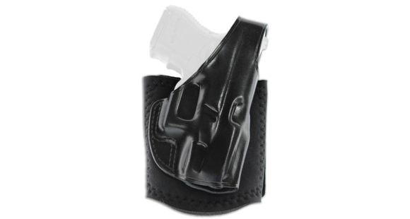 Image of USED, Galco Ankle Glove Leather Handgun Holster, Glock 42/SIG Sauer P365 SAS, Right Hand, Black, AG600B
