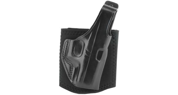 Image of Galco Ankle Glove Leather Handgun Holster, Glock 48/Glock 48 MOS, Right Hand, Black, AG834B