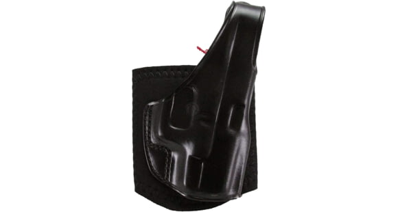 Image of Galco Ankle Glove Leather Handgun Holster, Left Hand, Black, AG647