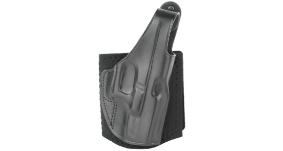 Image of Galco Ankle Glove Holster, CZ P10M, Glock 43, Glock 43 w/wo red dot, Glock 43X, Glock 43X MOS w/red dot, Glock 43X w/wo red dot, Taurus GX4, Right Hand, Black, AG800RB