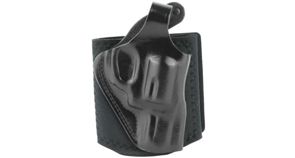 Image of USED Galco Ankle Glove Leather Handgun Holster, Right Hand, Black, AG160B, EDEMO3, Used, Condition Fair