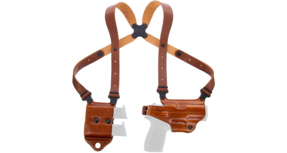 Image of Galco Autos Miami Classic II Shoulder Systems, Smith &amp; Wesson M&amp;P SHIELD .45, Right Hand, Tan, MCII826