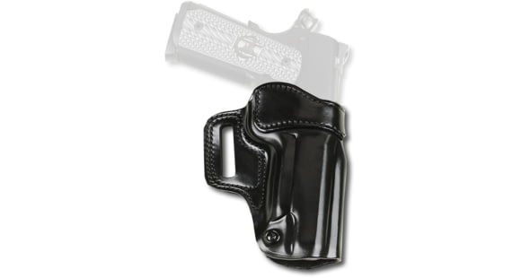 Image of Galco Avenger Belt Holster, AMT Hardballer, AMT Hardballer w/wo red dot, Colt 5in 1911, Colt 5in 1911 w/wo red dot, Left Hand, Black, AV213RB
