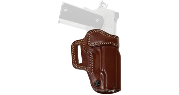 Image of Galco Avenger Belt Leather Holster, Glock 31/Glock 17/Glock 22/Ruger Security-9, Right Hand, Plain, Tan, AV224