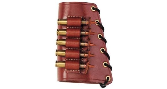 Image of Galco Butt Cuff - Left Hand, Chestnut, 45/70 Rifle BC-55-CN