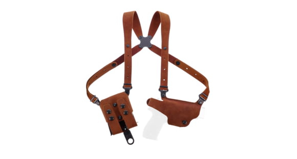 Image of Galco Classic Lite 2.0 Leather Autos Shoulder Holster System, Smith &amp; Wesson M&amp;P Shield Plus, Ambidextrous, Natural, CL2-806