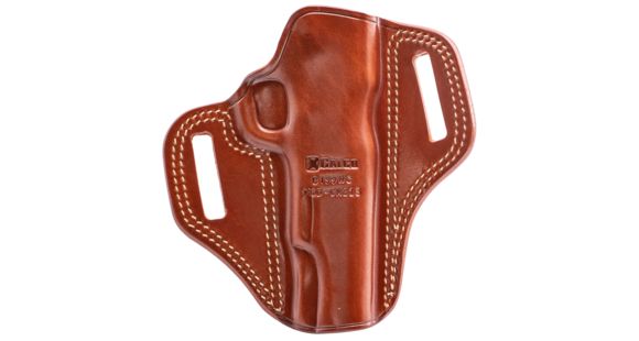 Image of Galco Combat Master Leather Belt Holster, Left Hand, Tan, CM213