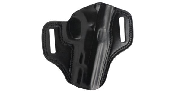 Image of Galco Combat Master Leather Belt Holster, Ruger SP101 3in/Kimber K6S, Right Hand, Black, CM318B