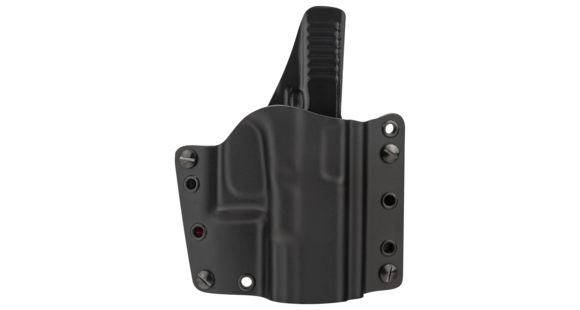 Image of Galco Corvus Inside/Outside Waistband Belt Leather Holster,Glock 26, 27, 33, Black, Right Hand CVS286