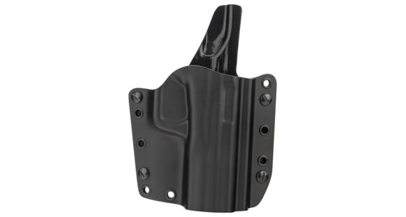 Image of Galco Corvus Inside/Outside Waistband Belt Leather Holster,SW MP 9/40, Black, Right Hand CVS472