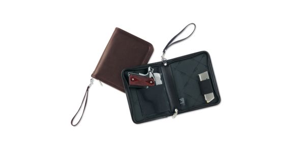 Image of Galco Defense Planner Concealed Compact Leather Holster, Ambidextrous, Tan, DEFTAN