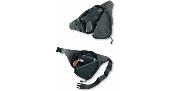 Image of Galco Escort Waistpack Holster, Left Hand, Black, ETBK3SA