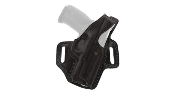 Image of Galco Fletch Belt Leather Holster, SIG Sauer P229/SIG Sauer P228/SIG Sauer P245/SIG Sauer P220R Carry, Right Hand, Plain, Black, FL250B