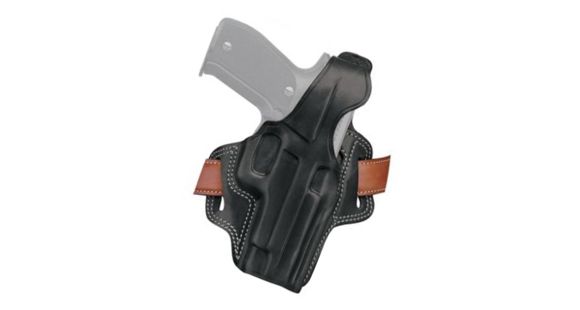 Image of Galco Fletch High Ride Belt Holster, Glock 29/Glock 38/Glock 30/Glock 30S, Left Hand, Plain, Black, FL299B