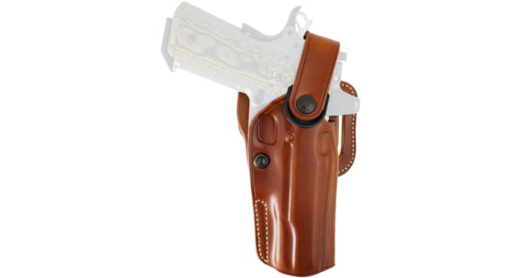 Image of Galco APO Strongside/Crossdraw Premium Steerhide OWB Belt Holster, G 17 Gen 1-5, G 22 Gen 2-4, G 47, G 49, Shadow Systems DR920, Right Hand, Tan, APO224R