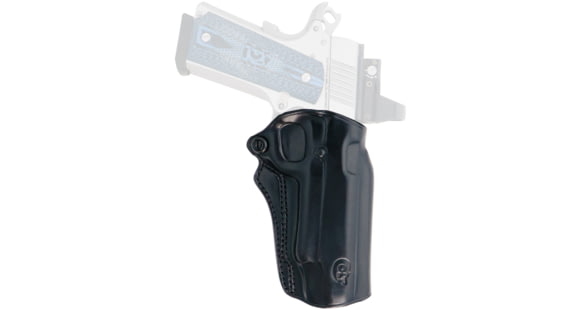 Image of Galco Speed Master 2.0 Leather OWB Belt Holster - Autos, Right Hand, Black, SM2-652B