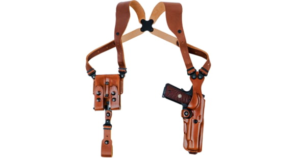 Image of Galco VHS 4.0 Autos Premium Steerhide Shoulder Holster, Sig-Sauer M18/ Sig-Sauer P228/ Sig-Sauer P229, Tan, Ambidextrous, VHS4-822R