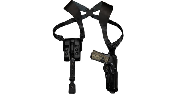 Image of Galco VHS 4.0 Autos Premium Steerhide Shoulder Holster, Sig-Sauer M18/ Sig-Sauer P228/ Sig-Sauer P229, Black, Ambidextrous, VHS4-822RB