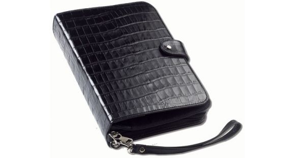 Image of Galco Hidden Agenda Concealed Leather Holster, Ambidextrous, Black, HAGBLKFA