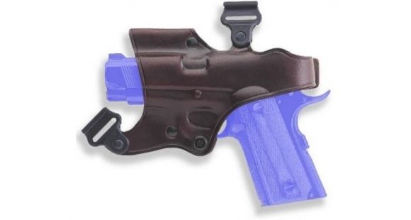 Image of Galco Jackass Component Holster, Glock 19/Glock 23/Glock 31/Glock 32/Glock 26/Glock 27/Glock 33/Glock 17/Glock 22/Glock 34/Glock 35, Left Hand, Havana, J225H