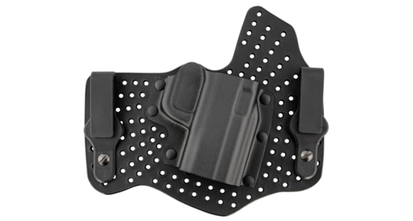 Image of Galco KingTuk Air Kydex/Leather IWB Holster, S&amp;W M&amp;P 9/40, Right, UniClip/Stealth Clip, Black, KA472B