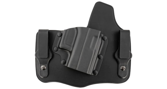 Image of Galco Kingtuk Classic IWB Leather Holster, Glock 43/43x, Right, UniClip/Stealth Clip, Black, KC800RB