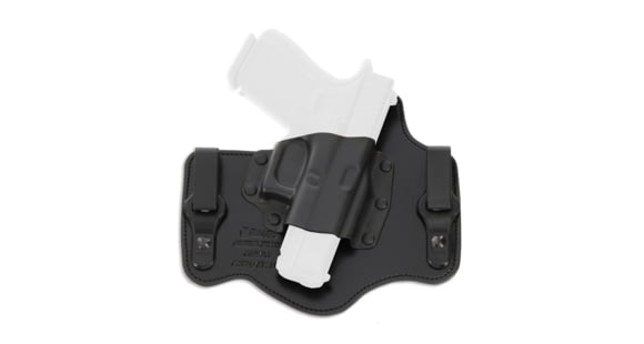 Image of Galco Kingtuk Deluxe Kydex/Leather IWB Holster, Walther PPQ 9mm/.40, Right Hand, Black, KT846B