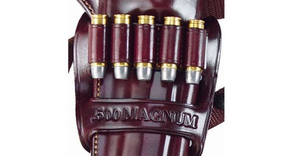 Image of Galco Kodiak Holster Ammo Bandolier - Left Hand - Havana KHB35H