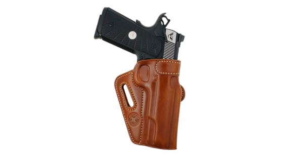 Image of Galco Masterbilt Thunderclap Belt Holster, Glock 19 Gen 1-5, Glock 19 W/Wo Red Dot, Glock 19X, Glock 19X W/Wo Red Dot, Glock 23 Gen 2-4, Glock 23 W/Wo Red Dot, Glock 32, Glock 32 W/Wo Red Dot, Glock 45, Glock 45 W/Wo Red Dot , Right Hand, Tan, TC226R