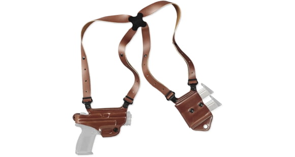 Image of Galco Miami Classic II Shoulder System Tan Full Grain Leather, P365XL, Right Hand, Tan, MCII870