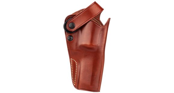 Image of Galco Outdoorsman Belt Leather Holster, Smith &amp; Wesson Model 500 X-Frame Revolver 4in, Right Hand, Plain, Tan, DAO170