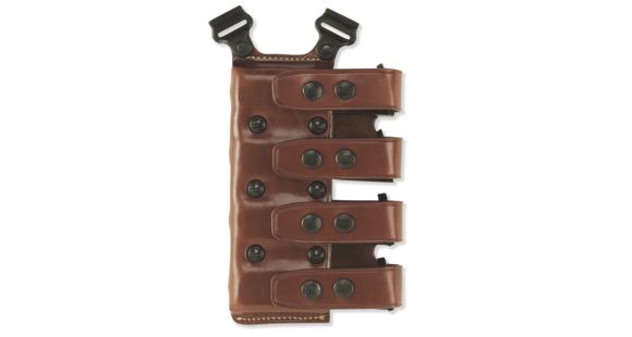 Image of Galco Quad Magazine Carrier, Ambidextrous, Tan - Single Column .45 Metal Pistol Mags QCL26