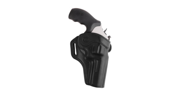 Image of Galco Revenger Belt Holster, Colt Python 4 1/4in, Ruger Gp100 4.2in, Smith &amp; Wesson L Frame M686 Plus 4.125in, Smith &amp; Wesson L Frame M69 4.25in, Right Hand, Black, REV334B