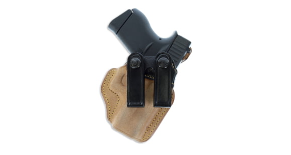 Image of USED, Galco Royal Guard 2.0 Leather IWB Holster, Glock 43/ 43X MOS/ 43X w/wo Red Dot, Right Hand, Rough Out Horsehide, Black, RG800RB